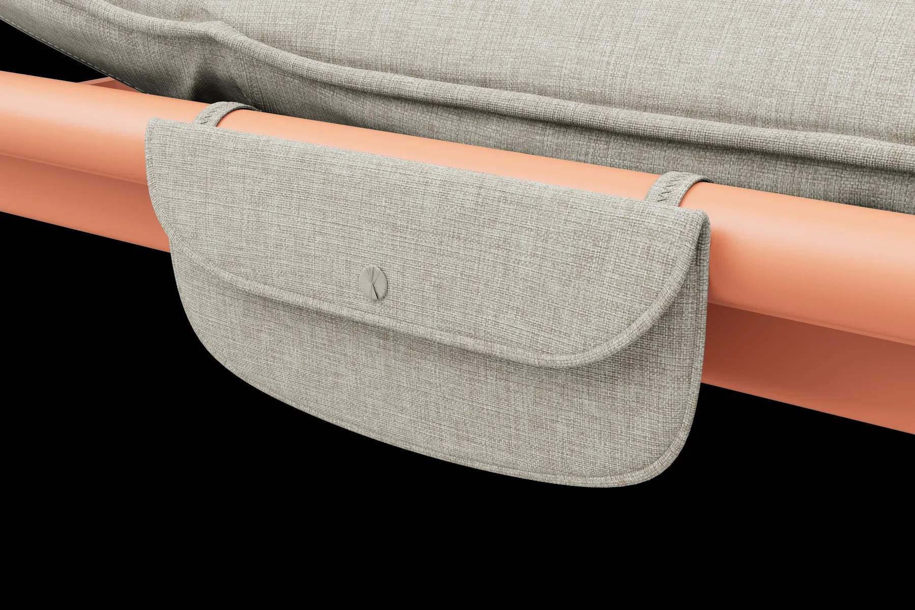 Fatboy Sunbun Daybed Daybed d’extérieur, marron, 212x97x39 cm