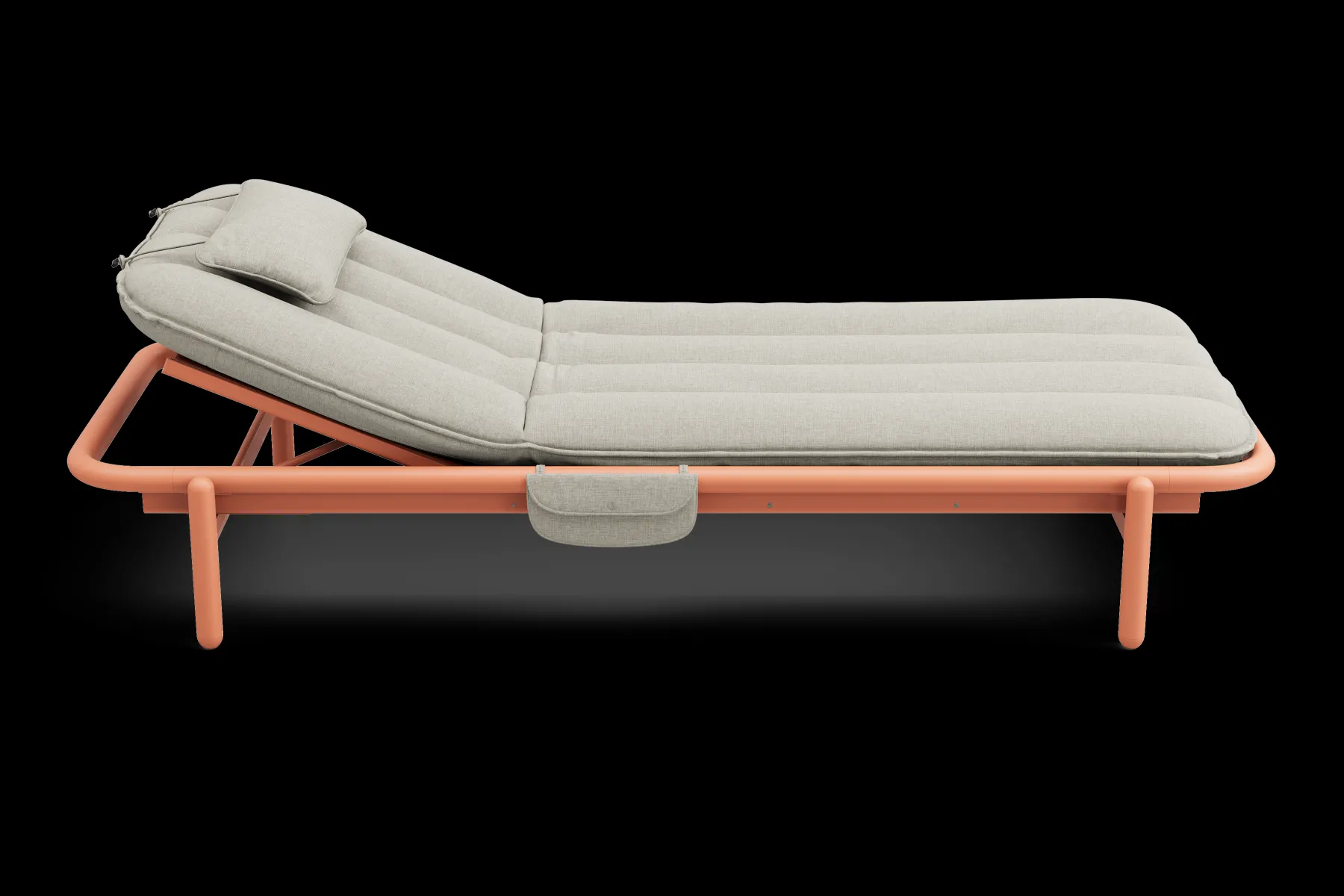 Fatboy Sunbun Daybed Daybed d’extérieur, marron, 212x97x39 cm