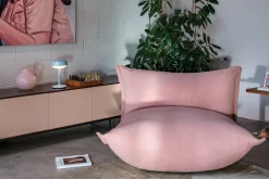 Fatboy the BonBaron Sherpa Fauteuil lounge, rose, 120x120x75 cm