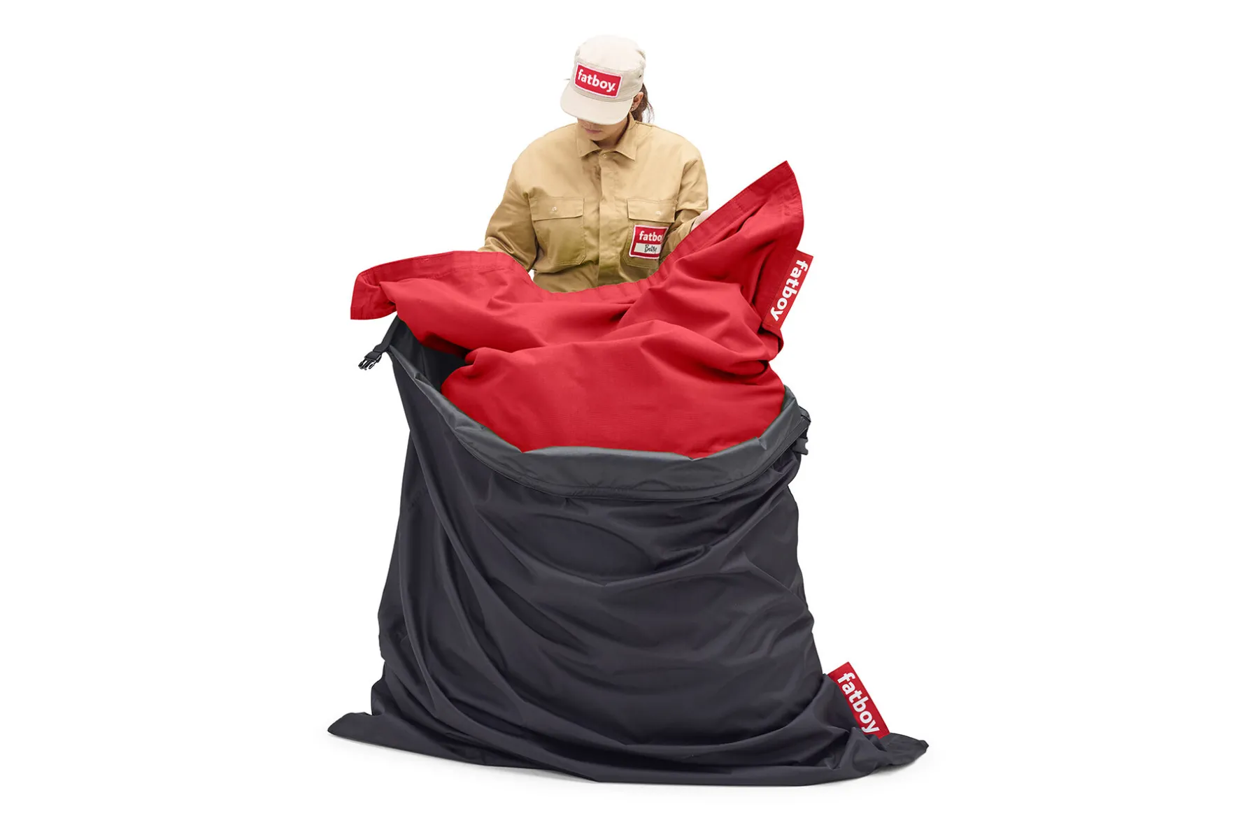 Fatboy The Cover Up Housse de protection pour pouf, 144x160 cm