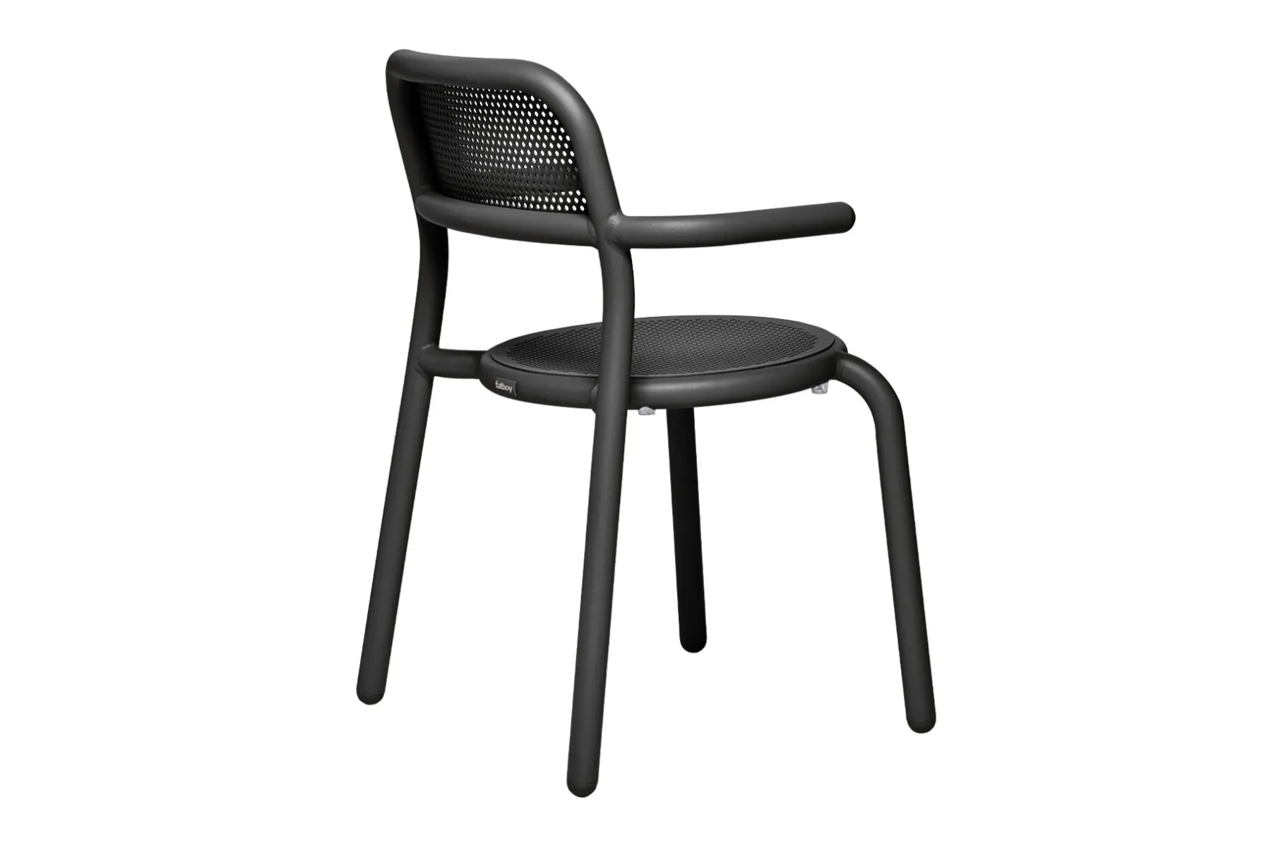 Fatboy Toní Armchair Chaise de jardin avec accoudoirs, black, 59.5x54.5x80.5 cm