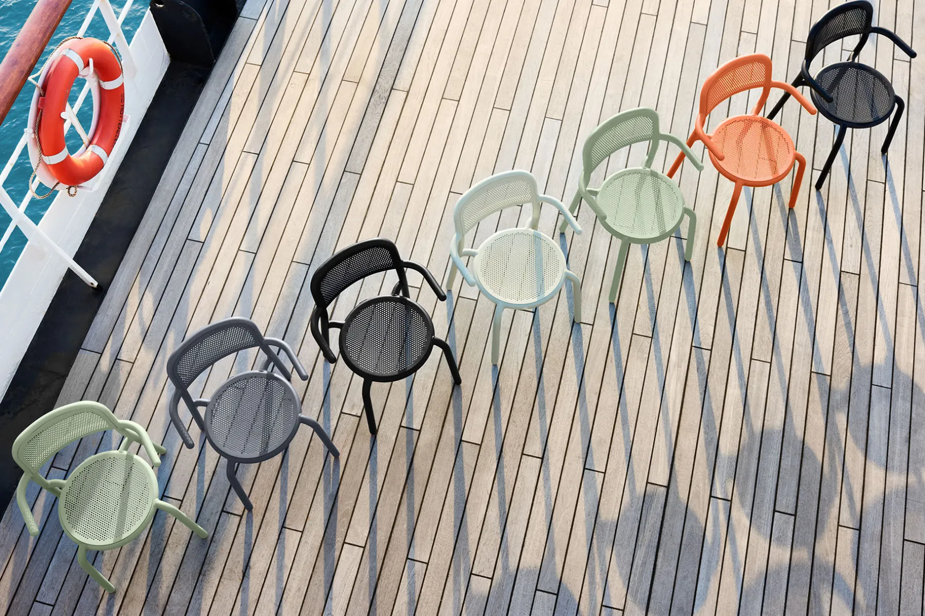 Fatboy Toní Armchair Chaise de jardin avec accoudoirs, beige, 59.5x54.5x80.5 cm