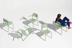 Fatboy Toní Armchair Chaise de jardin avec accoudoirs, vert, 59.5x54.5x80.5 cm