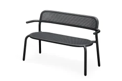 Fatboy Toní Bankski Petit banc de jardin, black, 124x53.5x79 cm