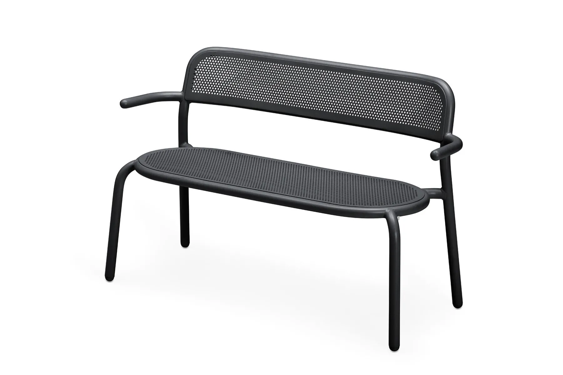 Fatboy Toní Bankski Petit banc de jardin, black, 124x53.5x79 cm