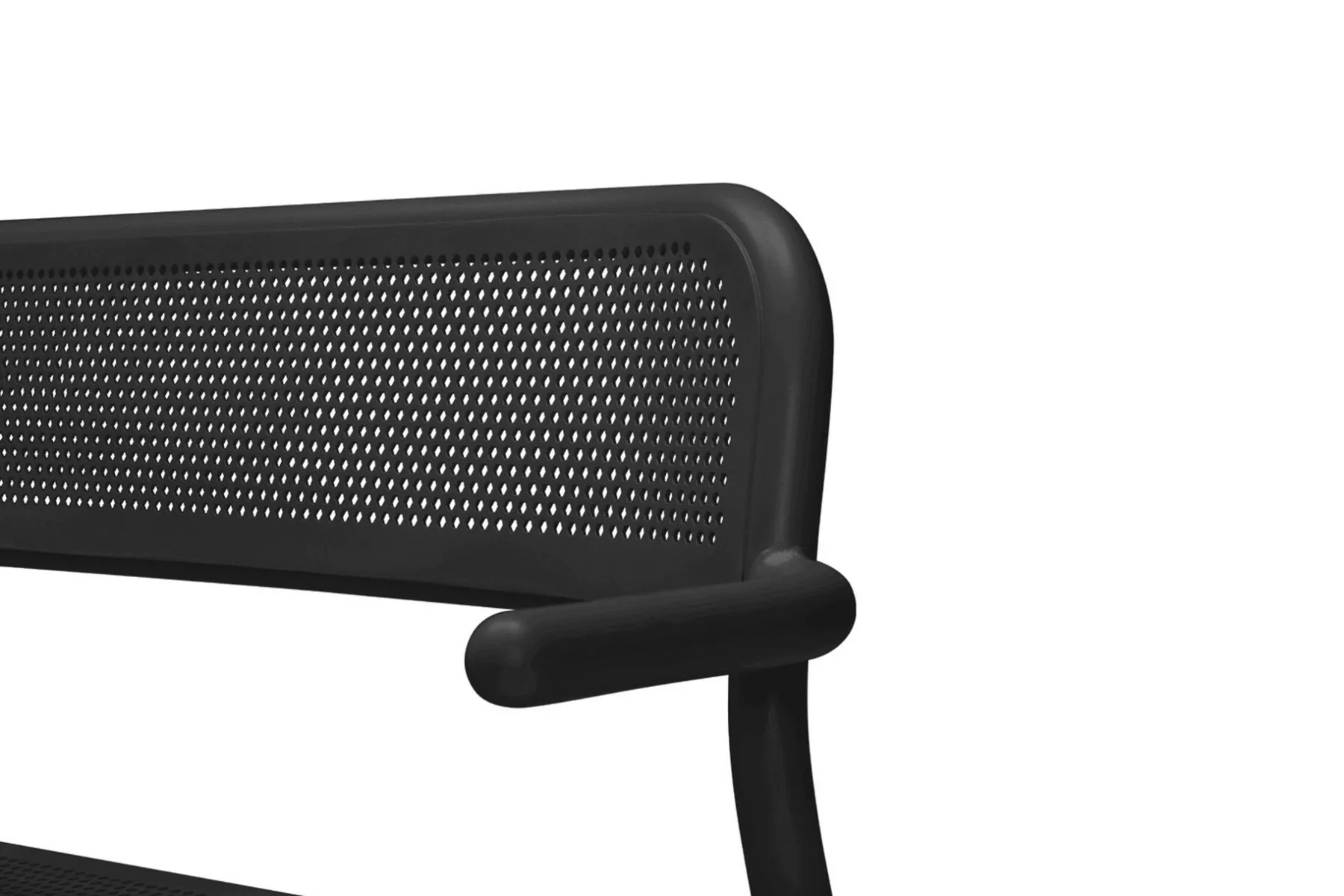 Fatboy Toní Bankski Petit banc de jardin, black, 124x53.5x79 cm
