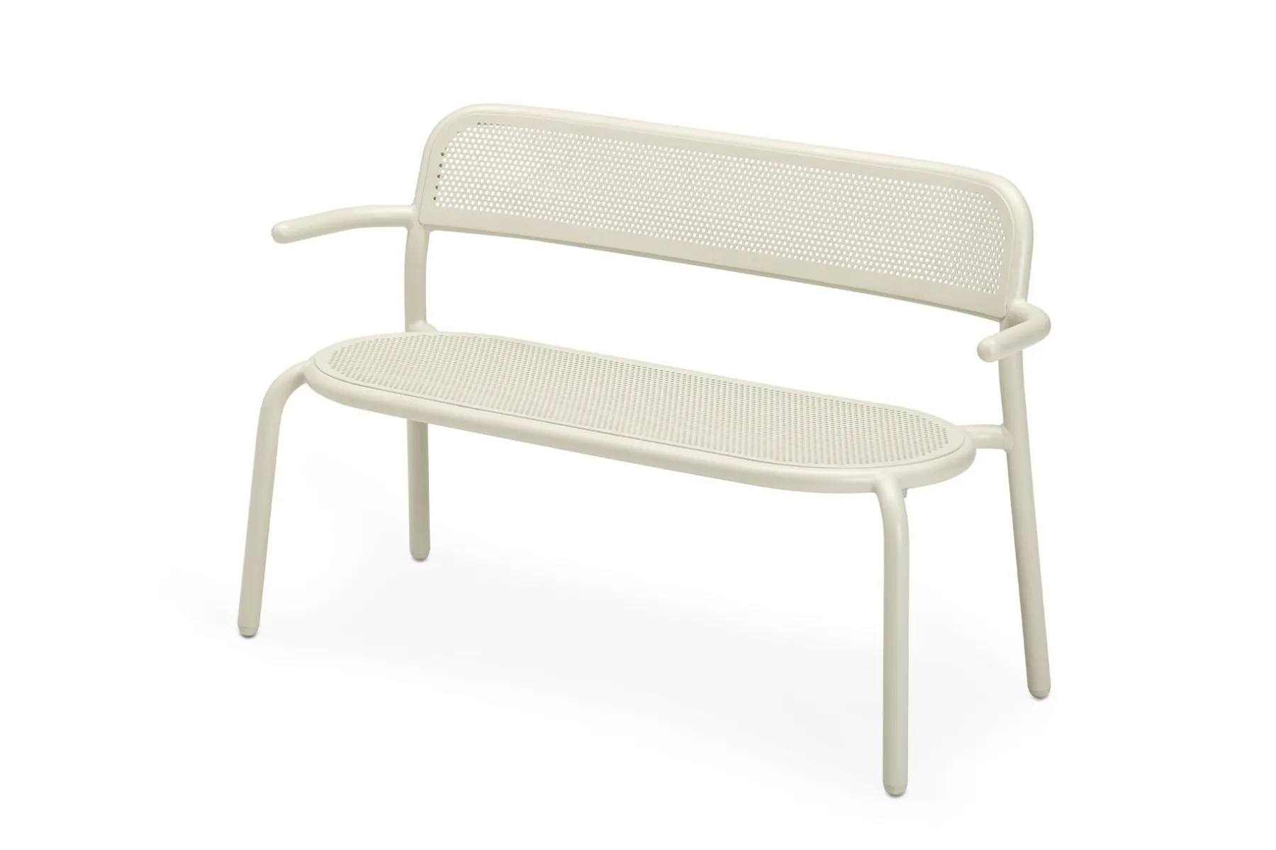 Fatboy Toní Bankski Petit banc de jardin, beige, 124x53.5x79 cm
