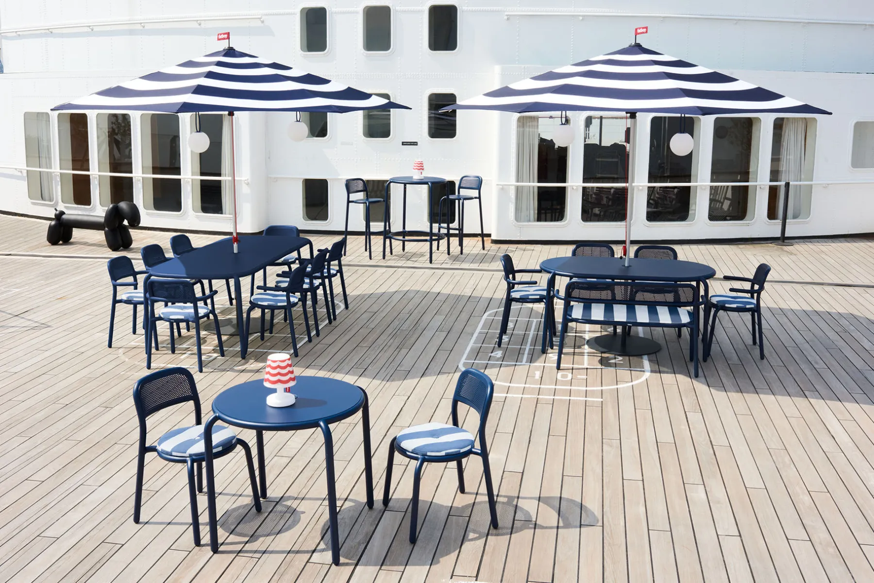 Fatboy Toní Bankski Pillow Coussin de jardin, beige, 109x42x2 cm