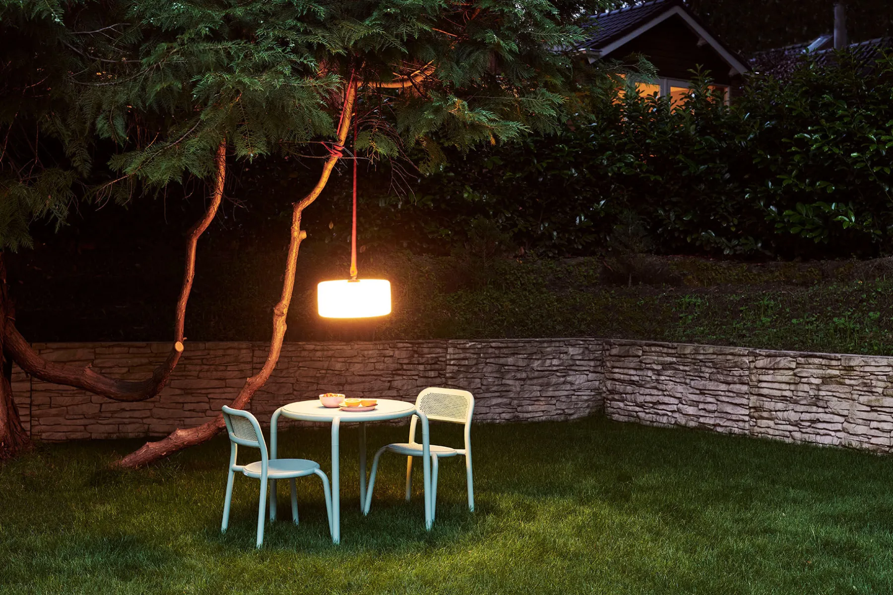 Fatboy Toní Bistreau Petite table de jardin, vert, 80x80x76 cm