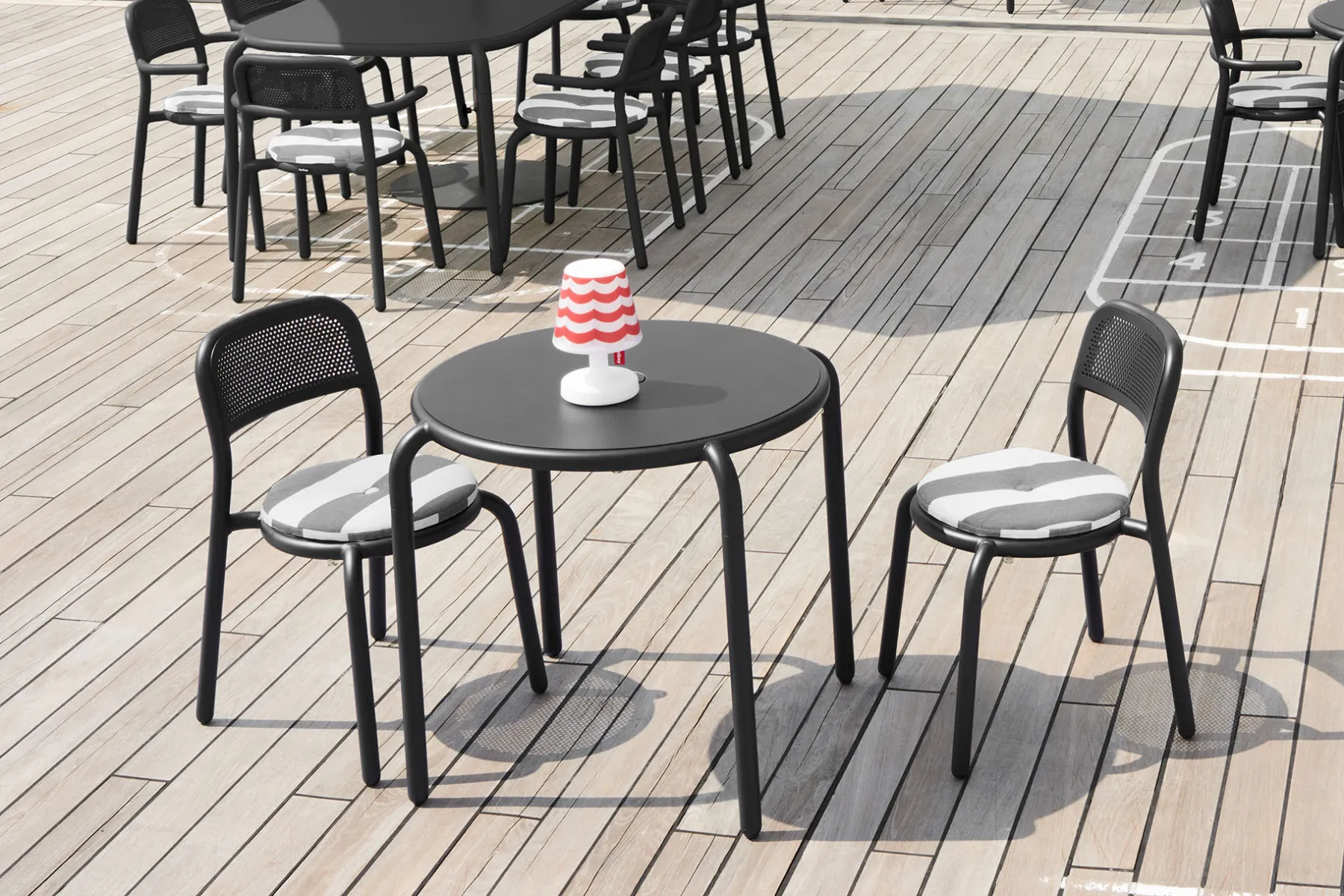Fatboy Toní Chair Chaise de jardin, black, 51.5x54.5x80.5 cm