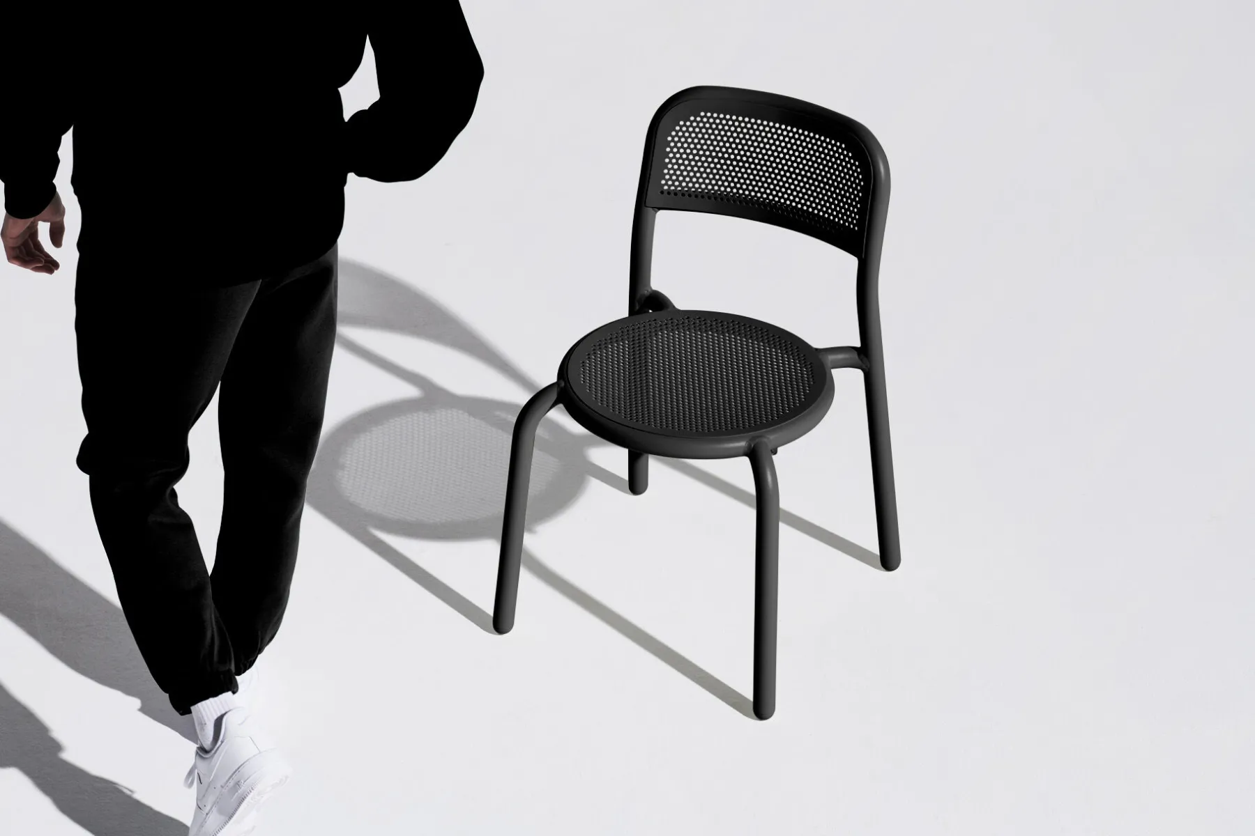 Fatboy Toní Chair Chaise de jardin, black, 51.5x54.5x80.5 cm