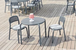Fatboy Toní Chair Chaise de jardin, gris, 51.5x54.5x80.5 cm