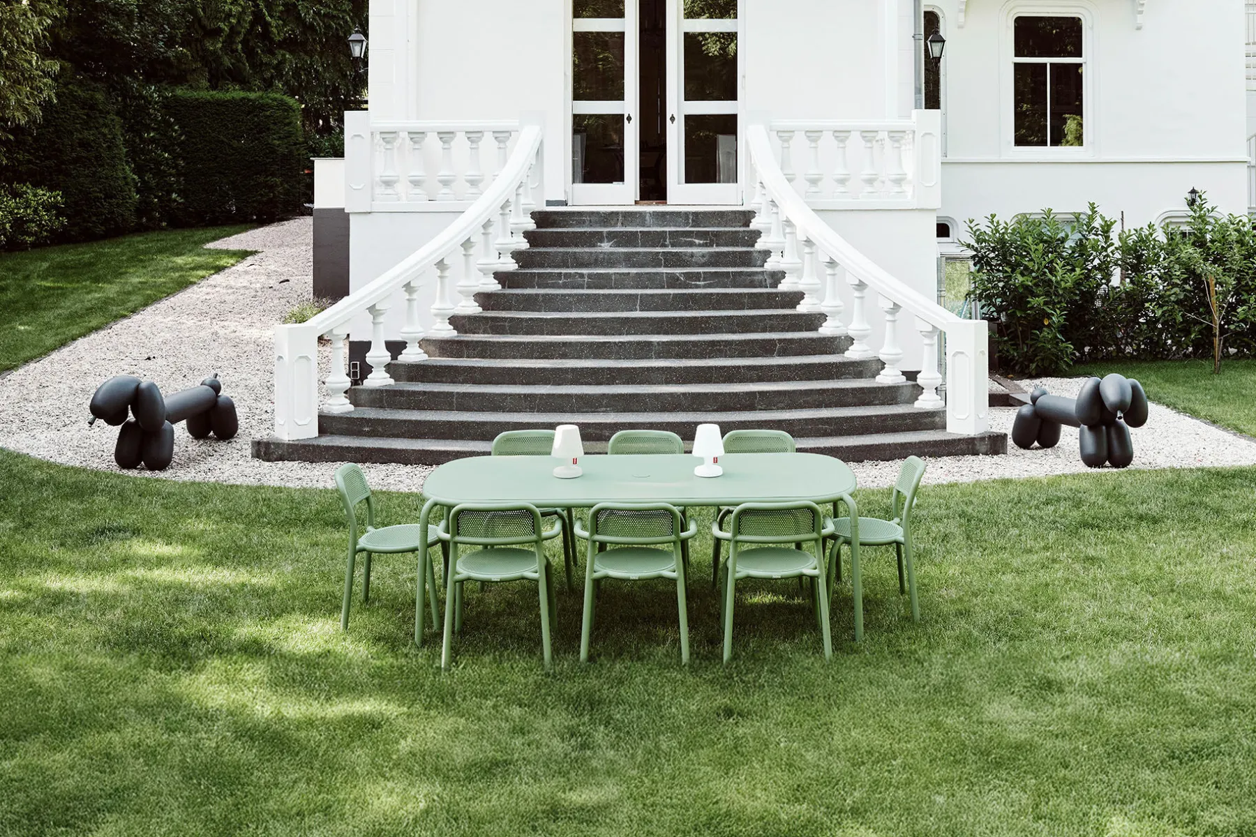 Fatboy Toní Tablo Grande table de jardin, vert, 220x99x76 cm