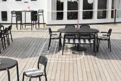Fatboy Toní Tavolo Table de jardin, black, 160x90x76 cm