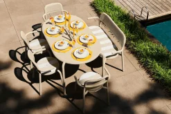 Fatboy Toní Tavolo Table de jardin, gris, 160x90x76 cm