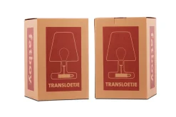 Fatboy Transloetje Lampe de table sans fil, marron, 16x16x22.5 cm