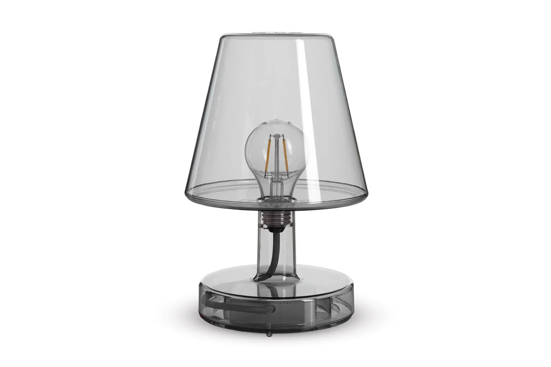 Fatboy Transloetje Lampe de table sans fil, gris, 16x16x22.5 cm